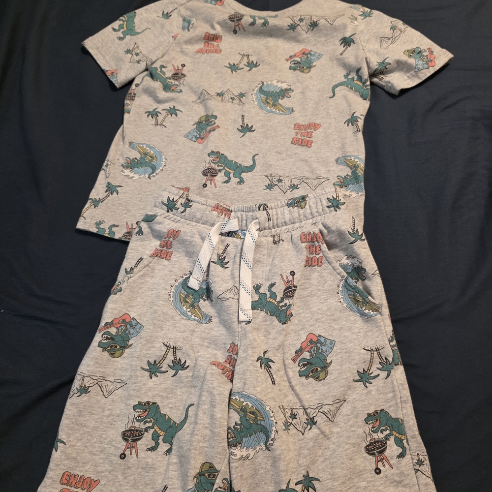 Kids Dinosaur Play Set - Gray